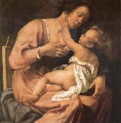 The Madonna and the Nino Artemisia gentileschi